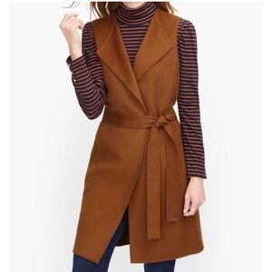 NWT Talbots Double Faced Vest w/matching top